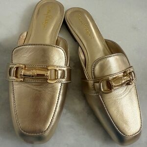 Lilly Pulitzer Metallic Gold Flats